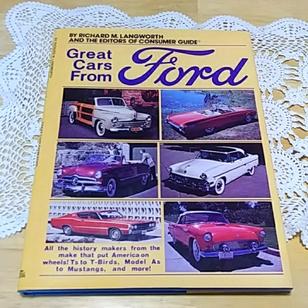 Ford Automobiles - Great Cars from Ford, collectible vintage hardback